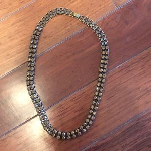 J. Crew Amber Crystal Necklace